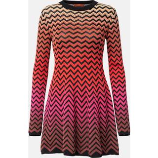 Missoni Zig Zag ombrÃ© cotton-blend minidress - multicoloured - XL+
