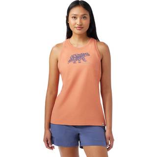Smartwool Women's Osa Vega Graphic Tank Tank Top Damer størrelse XL farve rød