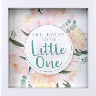 Prinz Little One Money Savings Piggy Bank til voksne B?rnebesparelsesboks Skift Jar 6 'X 6' Tr?skygge Boks Hvid