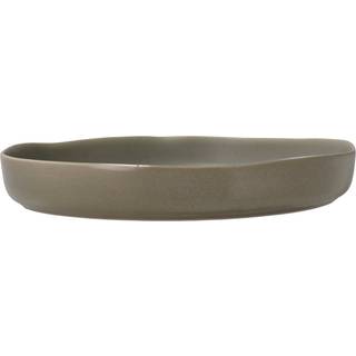 Shoku Serveringsfad fra Villa Collection - Warm Brown farve - Stentøj