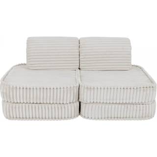 MeowBaby Churros Sofa Basic, Cotton Candy White