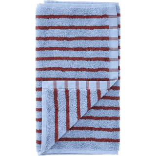 Scandi Living Drift håndklæde 30x50 cm Blå-rød