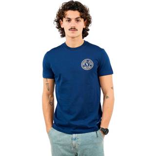 Versace Jeans Couture Slim Fit Logo T Shirt Blue