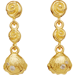 Maanesten Øreringe - Andrina - Gold Colour