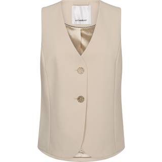 Co'couture Volacc Curve Vest Blazer 30295 199-Bone (XSMALL)