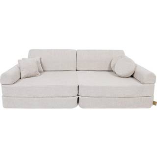 Meowbaby Play Premium Boucle  Bygbar Sofa, Champagne Ecru