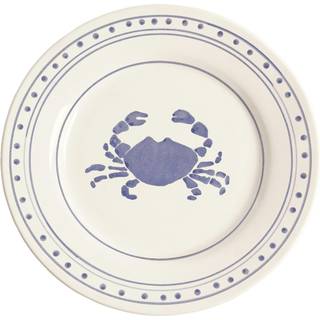 Pick a Poppy Crab Sidetallerken 22 Cm - Asietter Lertøj Blå - C022203SS24-107