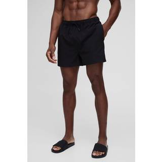 Mens Short Length Swim Short in Black