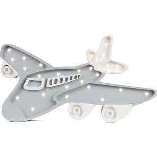 Little Lights Lampe Flyvemaskine, Lysegrå