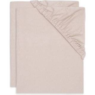 Jollein Stræklagen 2-pak Bomuldsstretch 60x120, Wild Rose