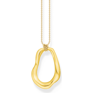 Thomas Sabo KE2319-413-39-L70 Kette mit Anhänger Natural Beauty vergoldet Damen