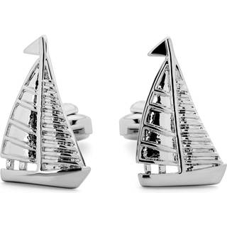 Pelagis | Sølvfarvede Båd Manchetknapper