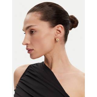 Guess JUBE05221JWYG Damen-Ohrringe Two Links Pavée Goldfarben