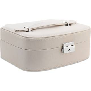 White Lockable Jewellery Box - P55173