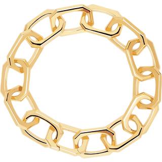 PDPaola PU02-152-U Damen-Armband Large Signature Chain silberfarben
