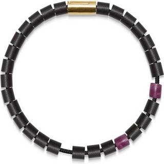 Black Sun CLOUD NINE, PHILIPPINES i sort nylonsnor og m. 14 kt. guldlås