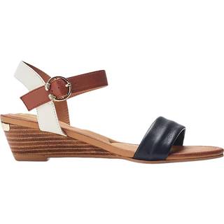 Moda in Pelle Moda in Pelle Mayapple Heel Clip Wedges Strappy Leather Sandals