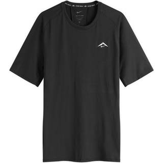 Kortærmet Nike Solar Chase Dri-FIT ADV-løbetrøje til mænd - sort - XXL