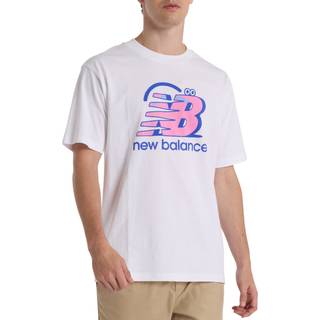 New Balance Herre Face Oka Smile T-Shirt Hvid