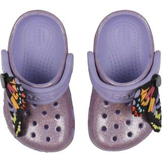 Crocs kids Toddler Classic IAM Butterfly Clogs Mystic Purple 23