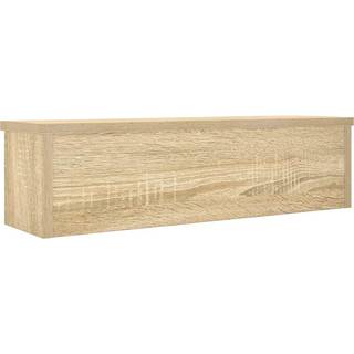 køkkenstativ kan stables 60x15x16 cm konstrueret træ sonoma-eg