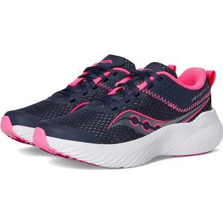 Saucony Kinvara 14 LTT Neutral Running Shoe Kids - Pink, Dark Blue, Size 6.5 - pink