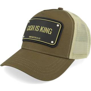 John Hatter & Co Cash Is King Trucker Cap, Brown - One Size