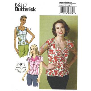 Butterick B6217 Mønstre af Gertie Misses 'Bluse (størrelser 12-20) D5 (12-14-16-18-20)