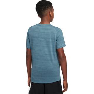Nike Dri-FIT Miler-træningsoverdel til større børn (drenge) - blå - L