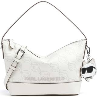 Karl Lagerfeld K/Ikonik Mono Hobo bag creme