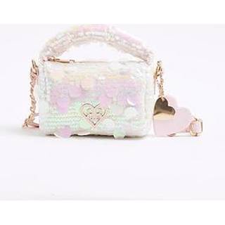 River Island River Island Pink Girls Sequin Grab Bag
