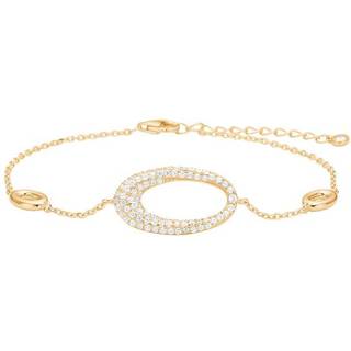 Joanli Nor ParisaNor armbånd i forgyldt med cubic zirkonia