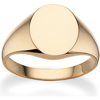 Scrouples Signet Oval Herrering i 8 Karat Guld 791033