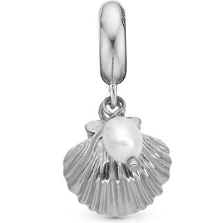 Christina Jewelry Clam shell Musling sølvcharm til sølvarmbånd på 4 mm