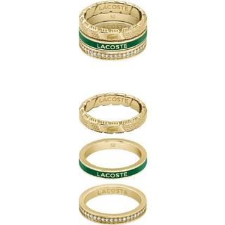 Lacoste 2040282 Damenring Trila Goldfarben/Grün