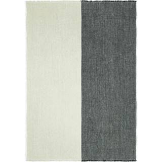 Ferm Living Pila Tæppe Sort/Elm Green