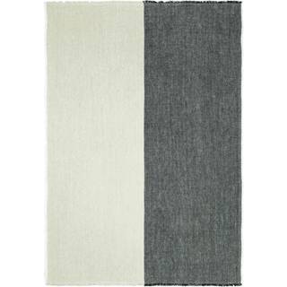 Håndvævet linnedtæppe Pila med frynser