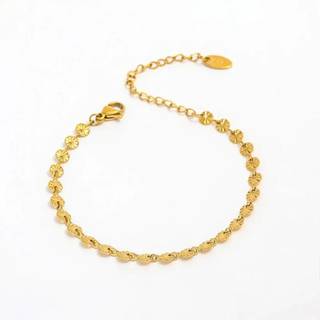 Muun Studios Burst Dot Armbånd 18K Guldbelagt A042 - Guld - Onesize