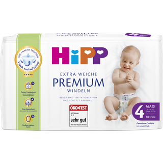 HiPP Premium Maxi ekstra bløde bleer str. 4 (9-14 kg)