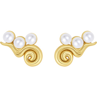 Sidra Earrings - Forgyldt