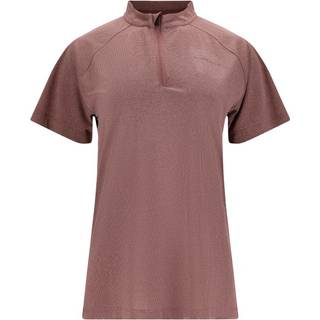 ENDURANCE Women's Crow Melange Cycling/MTB S/S Shirt Cykeljersey Damer størrelse 40 farve brun