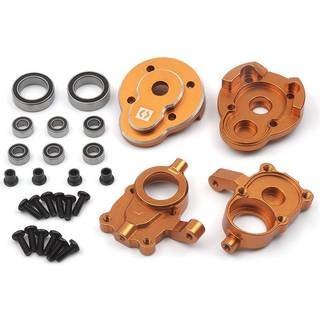 Aluminum Portal Steering Spindle Set (Orange)