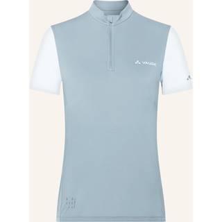 Vaude Women's Matera Half Zip Tricot Cykeljersey Damer størrelse 36 farve turkis