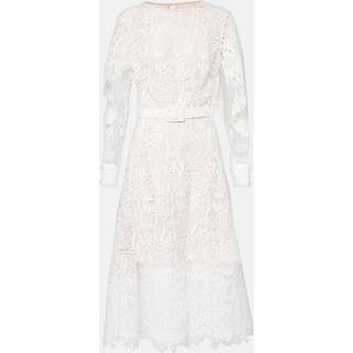 Oscar de la Renta Floral lace cocktail dress - blue - XXS