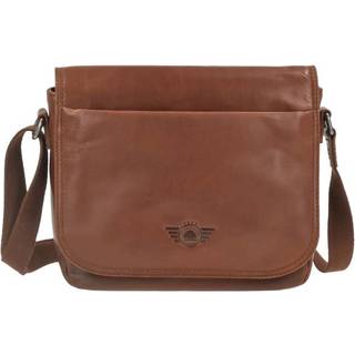 Umhängetasche Leder 26x20cm Damen Schultertasche "Waxy Vintage"