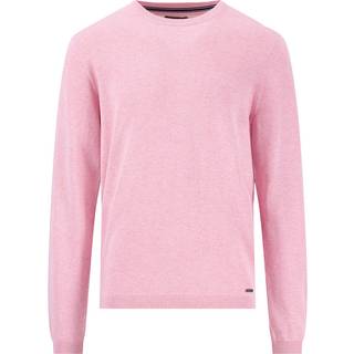 Fynch-Hatton Herren Pullover rosa unifarben