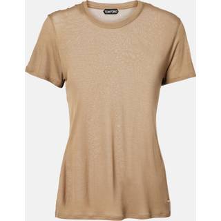 Tom Ford Bamboo jersey T-shirt - beige - L/XL