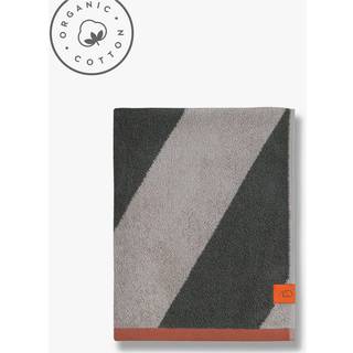 Mette Ditmer Diagonal Badehåndklæde 70x133 Cm Olivengrønt - Håndklæder & Badelagner Bomuld Mørk Oliven - DIATWL63