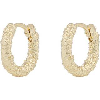 SNÖ Of Sweden Gisele Small Ring Earrings Plain Gold Onesize