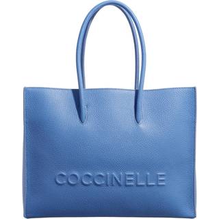 Coccinelle Myrtha Maxi Logo Shopper taske blå